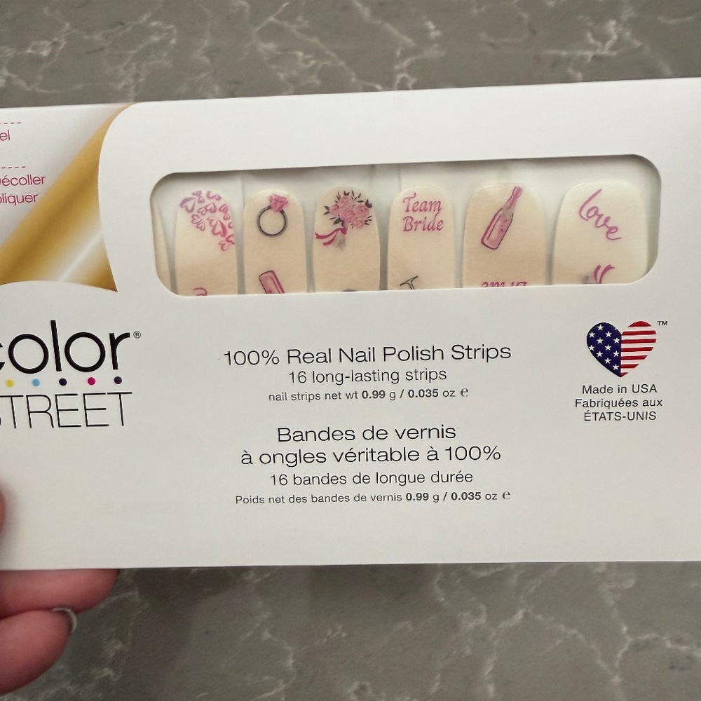 Color Street Nail Polish strips Bride Squad